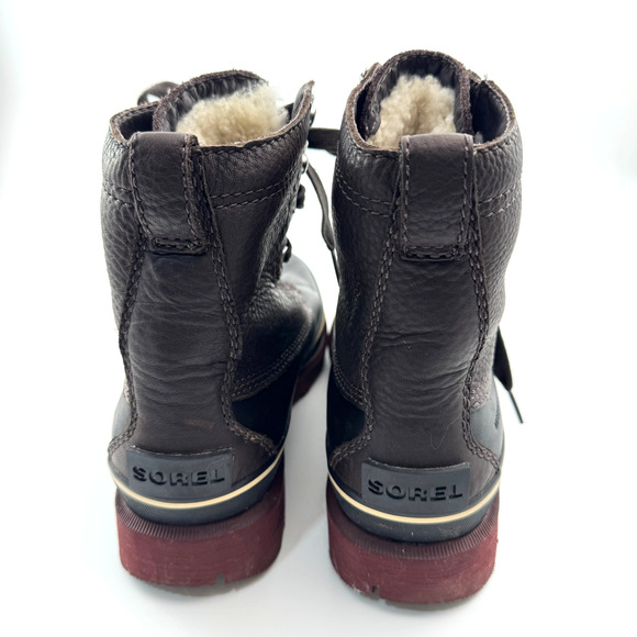 Sorel Men's Caribou Storm WP 'Blackened Brown' NM3964-205 size 8.5 - Picture 3 of 10
